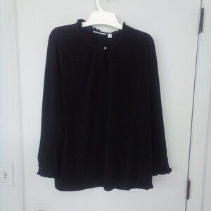 Susan Graver 1X black top